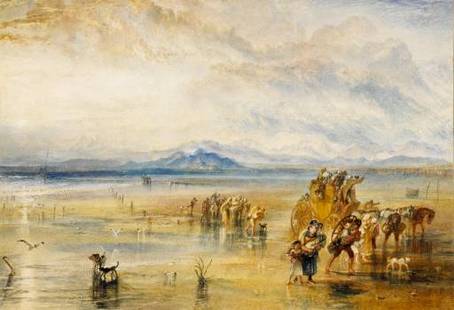 Turner - Lancaster Sands c1825 (Tate Gallery)